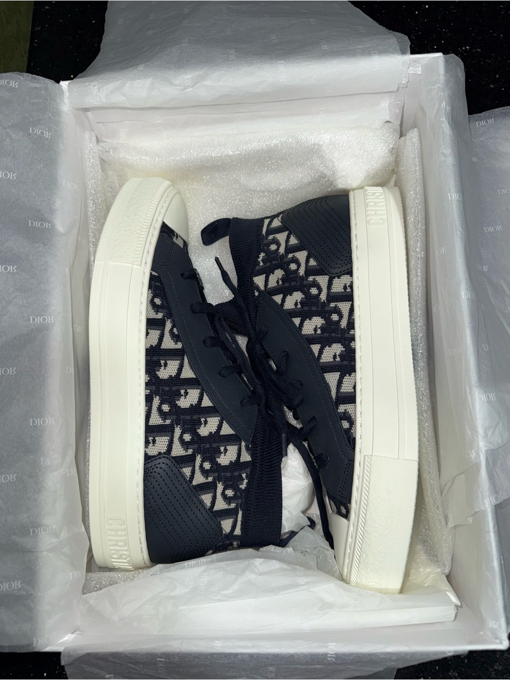 Walk'n'Dior High Top Sneakers Brand New